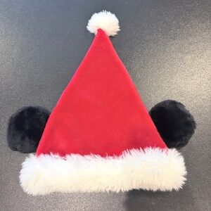 Walt Disney World Mickey Ears Santa Hat Adult Size